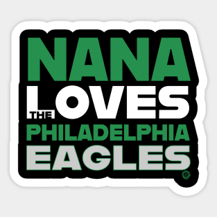 Nana Loves the Philadelphia Eagles Sticker